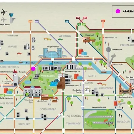 דירה City Center Close To All Sightseeings ברלין